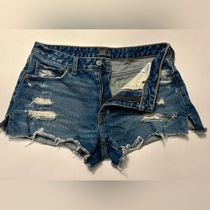 Abercrombie & Fitch Low Rise Distressed Cutoff Shorts size 28/6